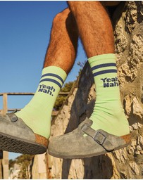 Skwosh - Yeah Nah Socks in Lime