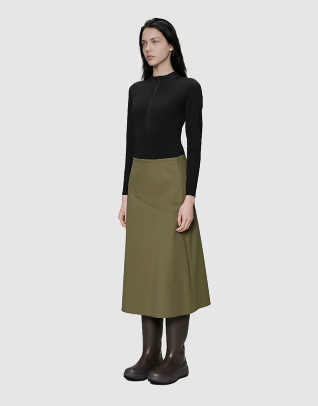 RAINS - Light Woven W Skirt Moss