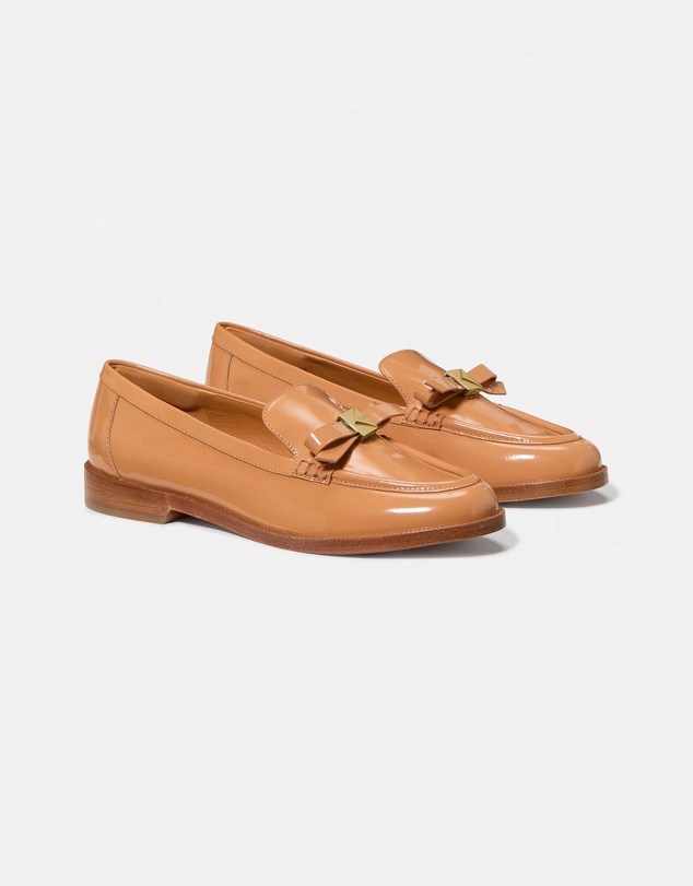 Kate Spade - Deco Bow Patent Leather Loafers