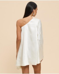 CHANCERY - Zara Long Sleeve Asymmetric Mini Dress