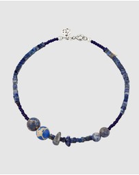 Haze & Glory - ICONIC EXCLUSIVE - Bracelet Men Agate Beads 925 Sterling Silver