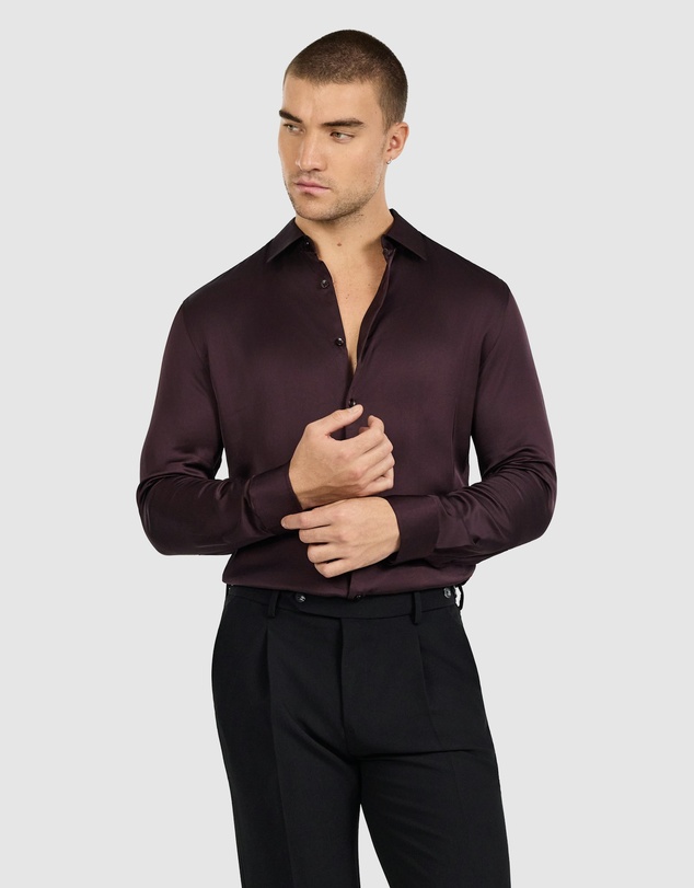 Tarocash - Titanium Viscose Shirt