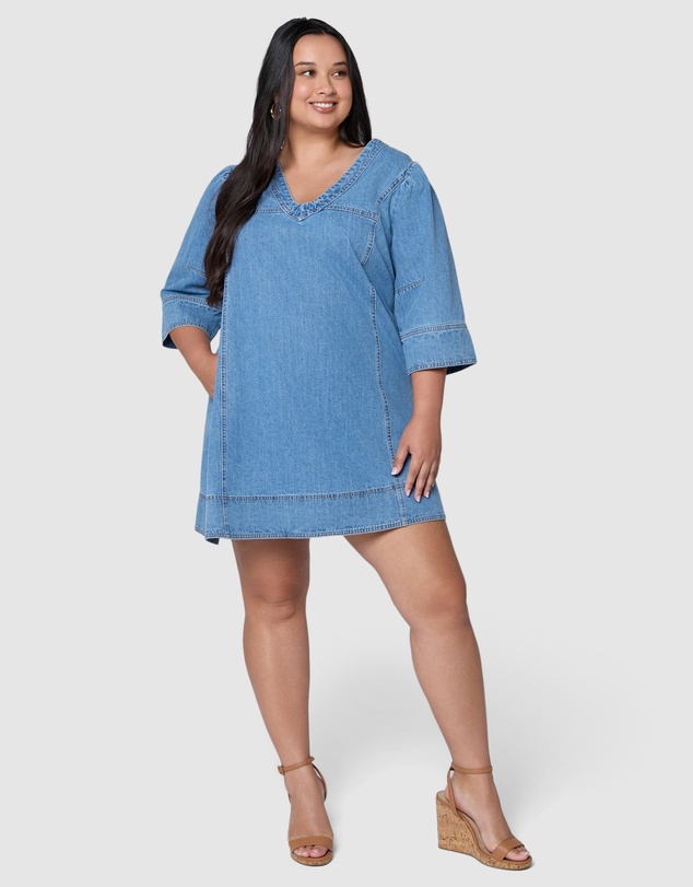Indigo Tonic - Zoey Chambray Mini Dress