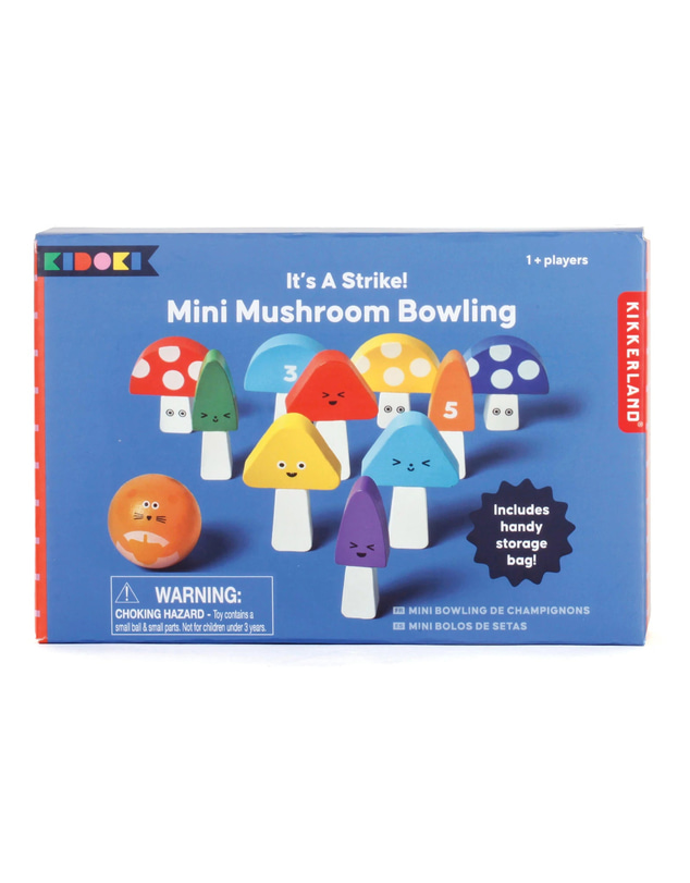 Kikkerland - It's a Strike! Mini Mushroom Bowling