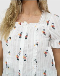 Belle & Bloom - Wild Garden Floral Blouse