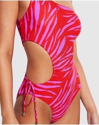 Seafolly - Skin Deep Drawstring Keyhole One Piece