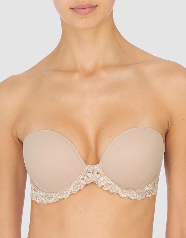 Natori - Feathers Convertible-to-Strapless Plunge Bra with Lace