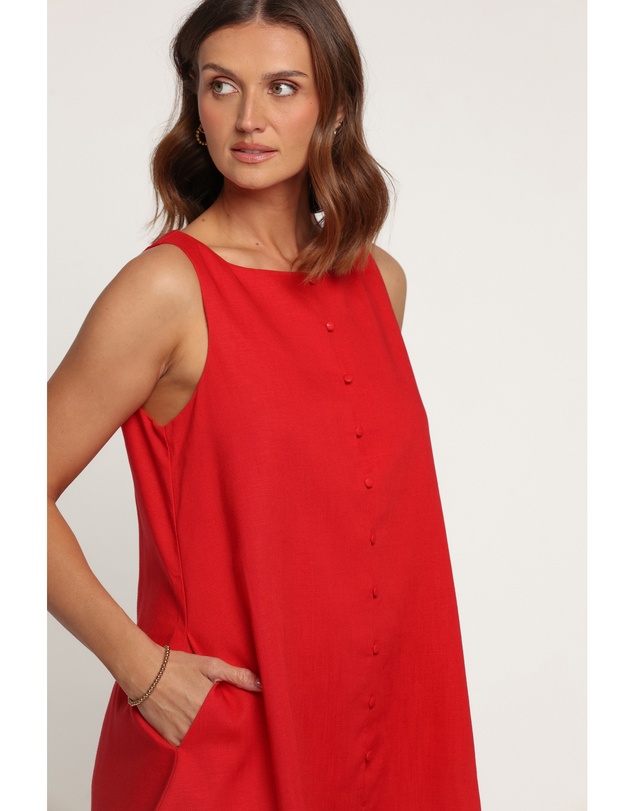 Petal & Pup - Floralyn Mini Dress - Red