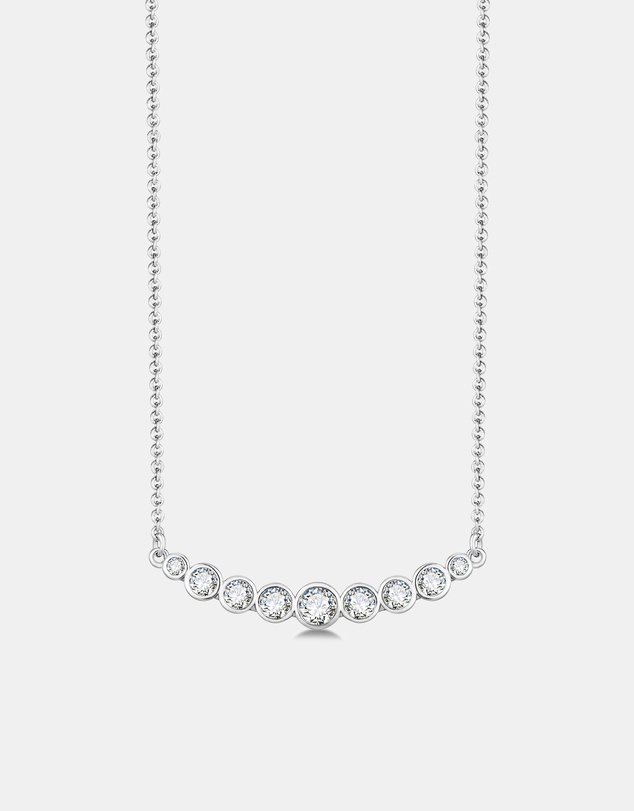 Mestige - Isolade Necklace - Silver Plated