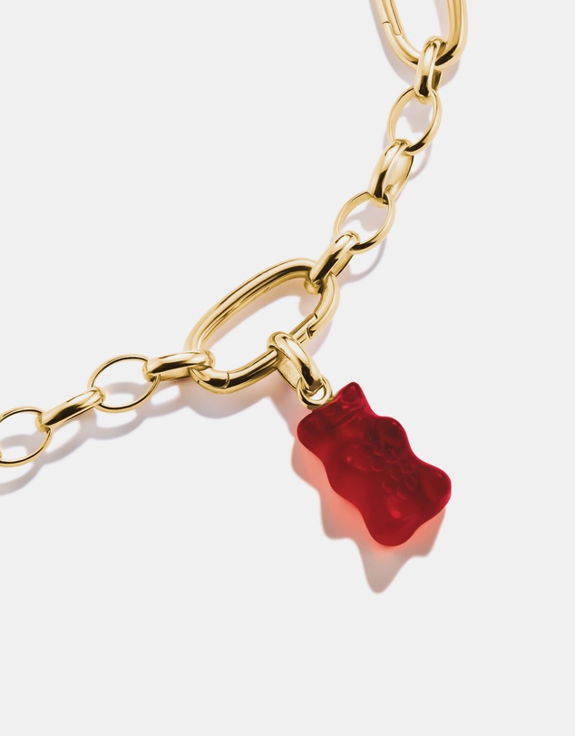 THOMAS SABO - THOMAS SABO Connect Charm Goldbear in red