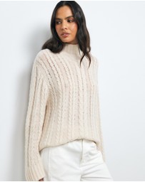 AERE - Zahra Cable Knit Jumper
