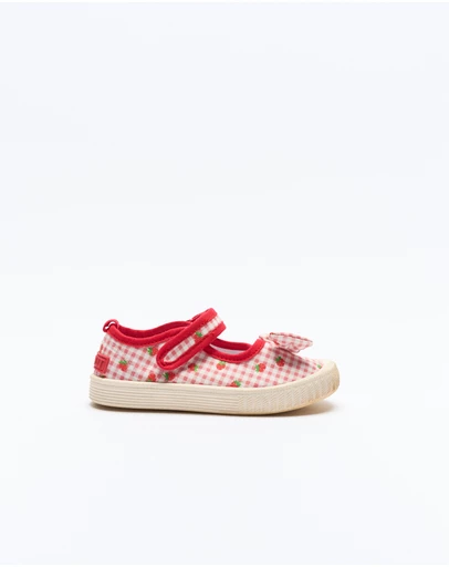 Walnut Melbourne - Mary Jane Bow Canvas
