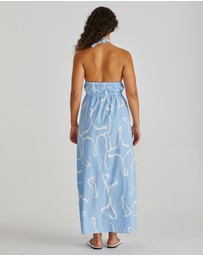 Sass - Tilda Backless Plunge Dress
