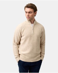 Brooksfield - Half Zipped Knit