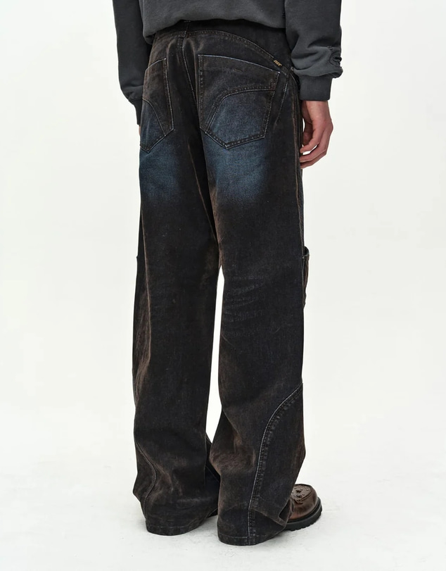 Andersson Bell - Rodeo Biker Wide-Leg Jeans