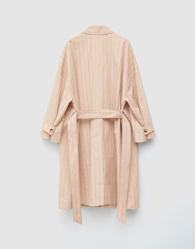 & Other Stories - Oversized Pinstripe Trench Coat