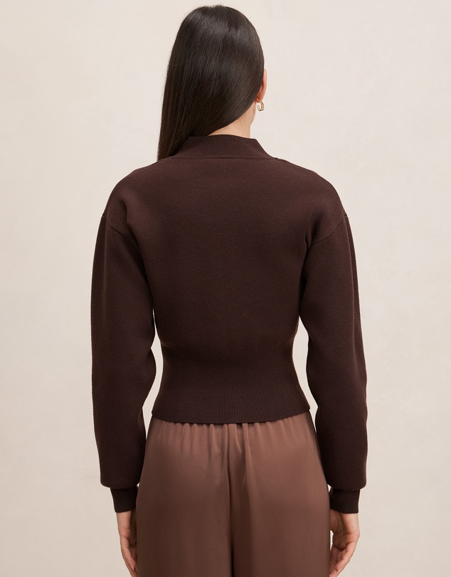 Forever New - Hanna Zip Knitted Jacket