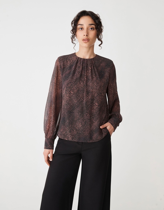 Forcast - Sonia Gathered Neck Top