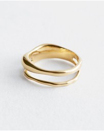 & Other Stories - Sculpted Double-Wrap Ring
