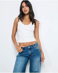 AERE - Low Rise Relaxed Jeans