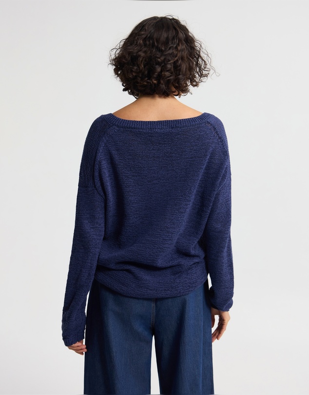 Oxford - Fleur Chunky V-Neck Knit