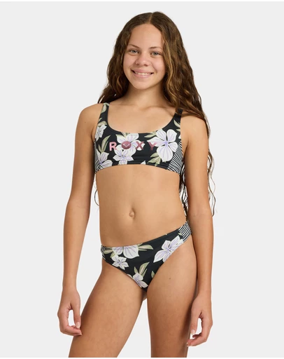 Roxy - Girls 8 to 16 Of The Pacific Bralette Two Piece