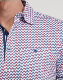 Oxford - Milo Cotton Jersey Printed Polo