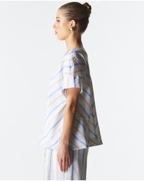 Fate + Becker - Poolside Boxy Top