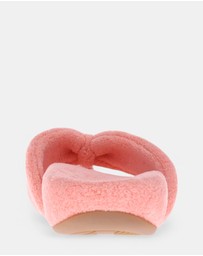 Mia Vita - Cozy Toe Post Slipper - Apricot