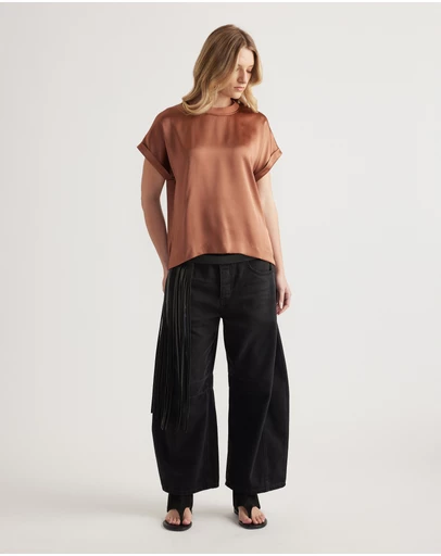 Decjuba - AnnMaree Satin Tee