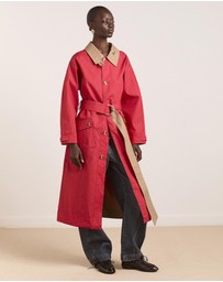 Damson Madder - Anja Reversible Honey Trench