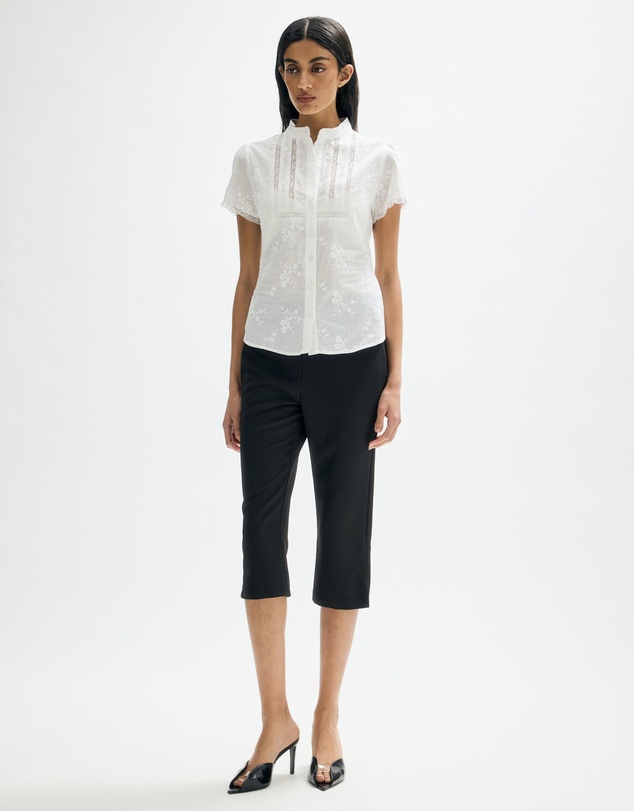 Minima Esenciales - Masson Cotton and Lace Shirt