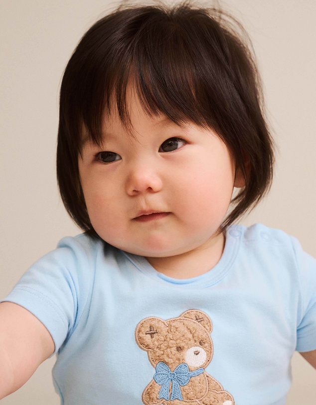 Huxbaby - Bow Hux Sslv Bodysuit - Babies