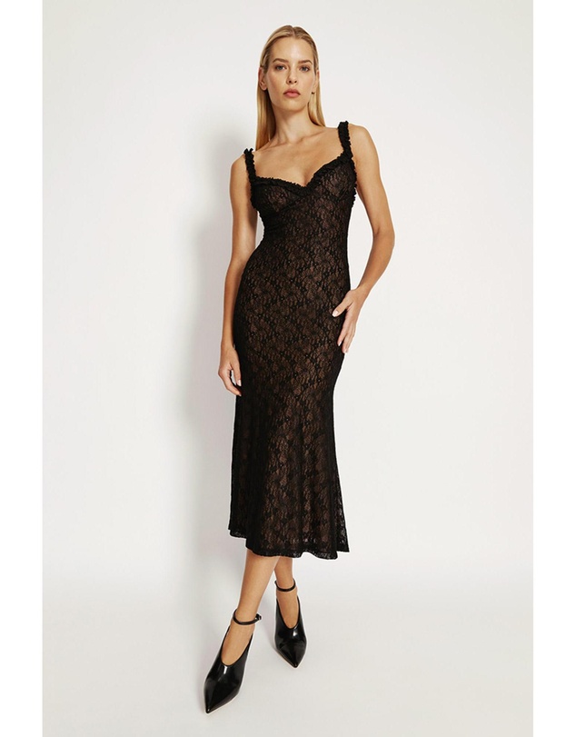 Bardot - Alegra Stretch Lace Midi Dress