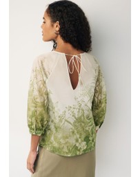 NEXT - Sheer Puff Sleeve Blouse