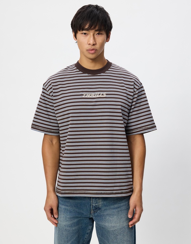Thrills - Built To Last Stripe Oversize Box Crop Tee - ICONIC EXCLUSIVE