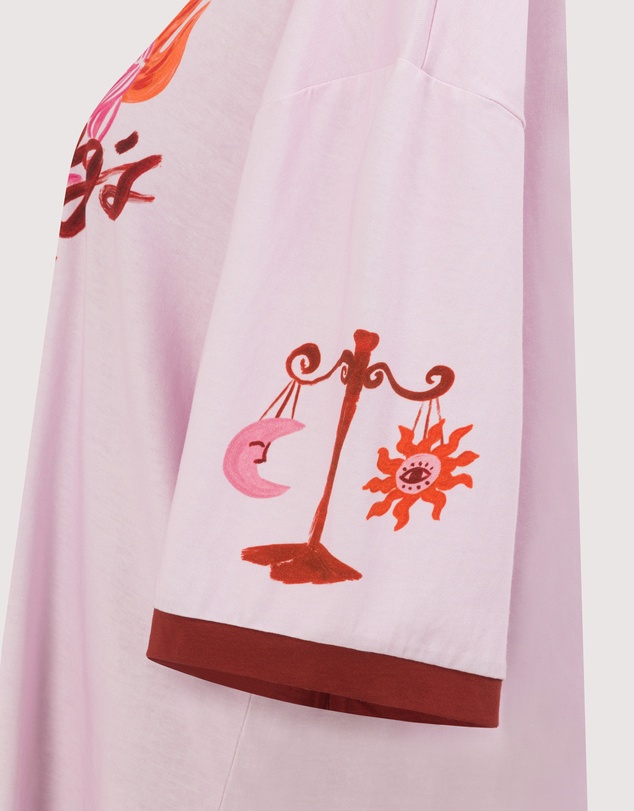 The Somewhere Co - Libra Astrology Oversized Tee