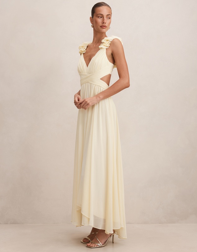 Forever New - Selena Ruffle Shoulder Maxi Dress
