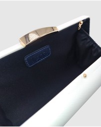 Izoa - Bianca PU Leather Clutch
