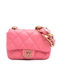 Pre-Loved by Azura Reborn - Pre-Loved chanel Quilted Leather Bag with Chain Detail Elegant Shoulder or Crossbody Accessory