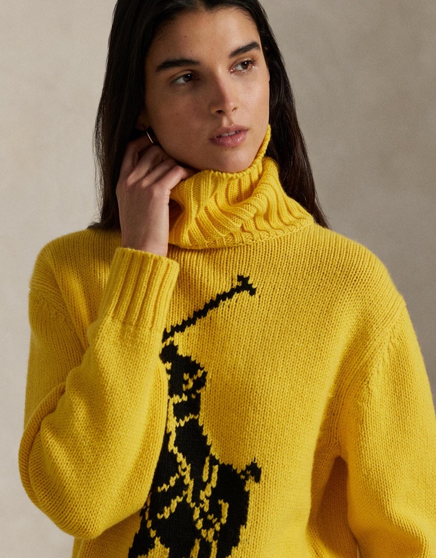 Polo Ralph Lauren - Big Pony Wool Turtleneck Sweater - ICONIC EXCLUSIVE