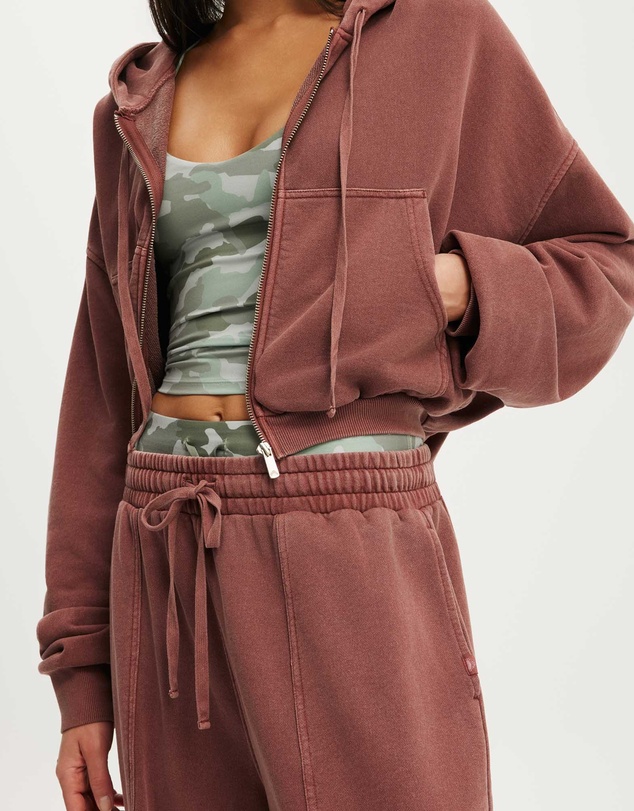 Cotton On Body Active - Active Fleece Bubble Zip Through