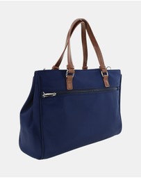 Pierre Cardin - Pierre Cardin RFID Anti-Theft Nylon Mini Tote with Crossbody