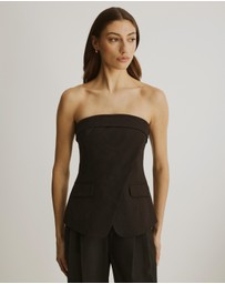 Atmos&Here - Liora Tailored Strapless Top