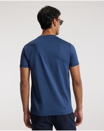 Calibre - Mercerised Crew T-shirt Marine
