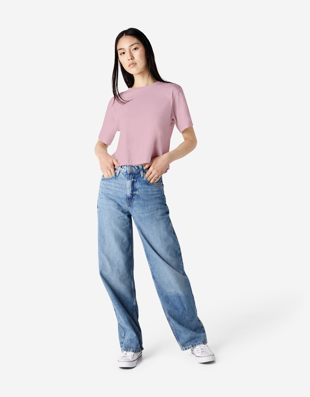 American Apparel - Women's Fine Jersey Boxy T-Shirt