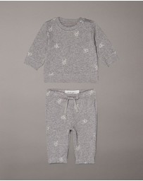 Calvin Klein Jeans - Newborn Logo Sweatsuit Set