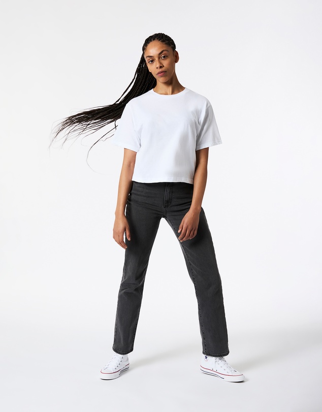 American Apparel - Women's Fine Jersey Boxy T-Shirt