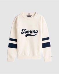 Tommy Hilfiger - Varsity Back Logo Colour-Blocked Sweatshirt - Kids