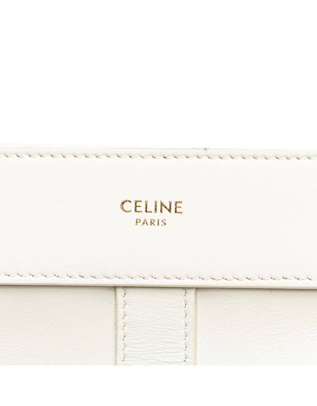 Pre-Loved by Azura Reborn - Pre-Loved celine Elegant Leather Shoulder Bag with Adjustable Strap and Stylish Key Charm